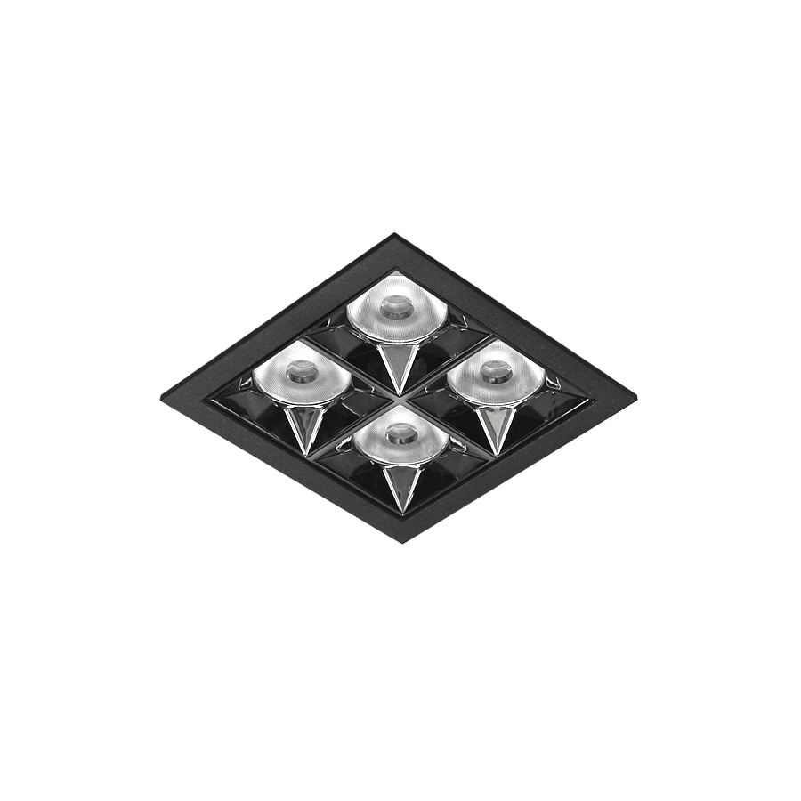 LED 도트 정4구 매입